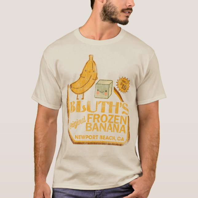 Retro Bluth's Banana stand - Arrested Development T Shirt (Framsida)