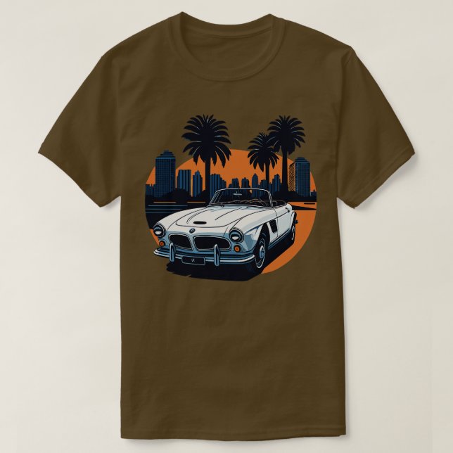 Retro BMW 2 T Shirt (Design framsida)