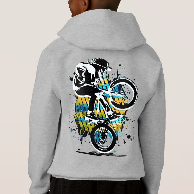 Retro Bmx Bike - Bmx Trick Jump Flatland T Shirt (Baksida)