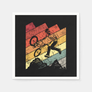 Retro BMX Bike Freestyle BMX Rider Gift Idea Pappersservett