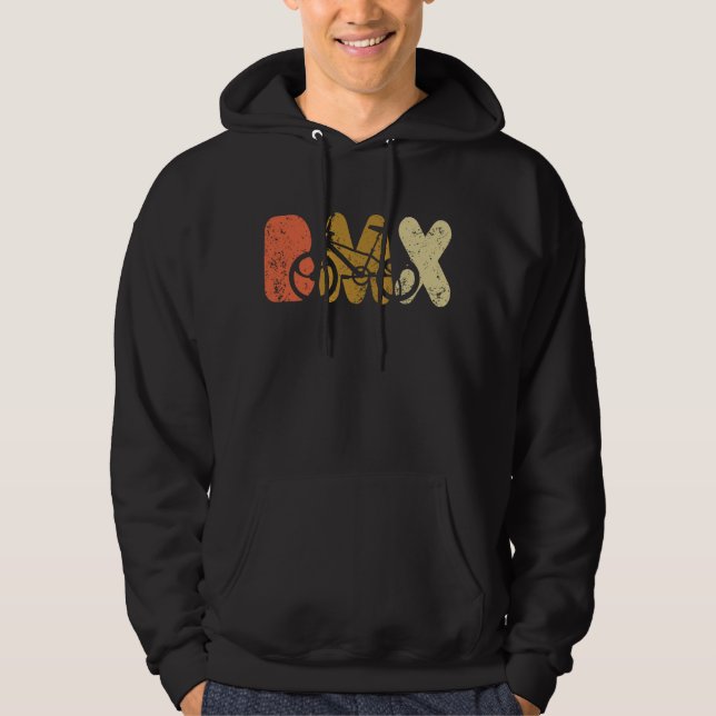 Retro BMX-cykelstunt tävling cykelbarn Hoodie (Framsida)