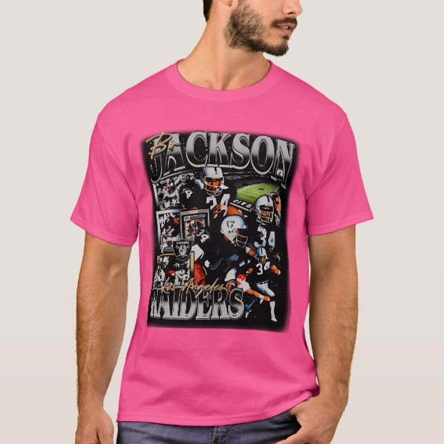 Retro Bo Jackson T Shirt (Framsida)
