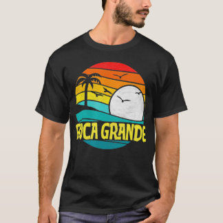 Retro Boca Grande Beach Sol Surfa 80s Graphic T Shirt