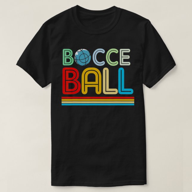 Retro Bocce Boll T Shirt (Design framsida)