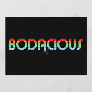 Retro Bodacious för 80-tal Inbjudningar