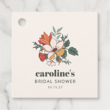 Retro Bohemian Blommig Nybröllopsfest Skräddarsydd