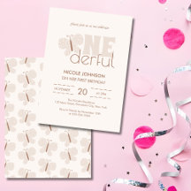 Retro Boho Baby Butterfly Kids 1:a födelsedag