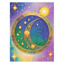 Retro Boho Bordduk Hippie Vintage Haight