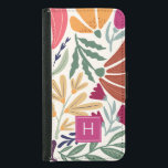 Retro Boho Colorful Blommigt Monogram Plånboksfodral För Samsung Galaxy S5<br><div class="desc">Retro Boho Colorful Blommigt Monogram Samsung Galaxy S5 Wallet Case . Perfekt som en anpassningsbar gåva till en flicka,  dotter,  vän eller officemat.</div>
