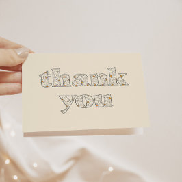 Retro Boho Daisy Baby Shower Tack Kort