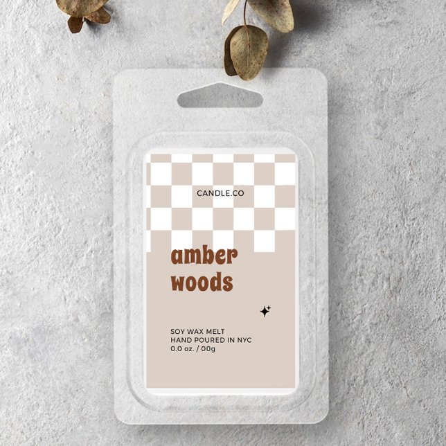 Retro Boho har kontrollerat etiketten Soy Vax Melt Vinetikett (Skapare uppladdad)