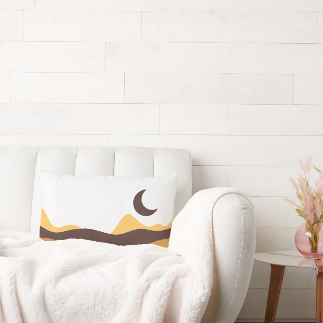 Retro Boho Moon Lumbarkudde (Soffa)