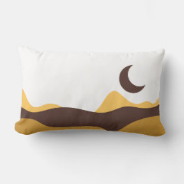 Retro Boho Moon Lumbarkudde