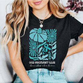 Retro Boho OCD Återhämtningsklubb Ett Steg i Taget T Shirt