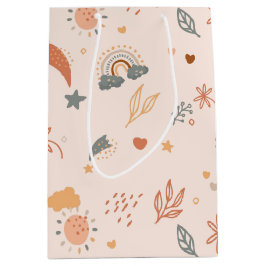 Retro Boho Rust Brown