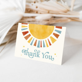 Retro Boho Sol Burst - tackkort