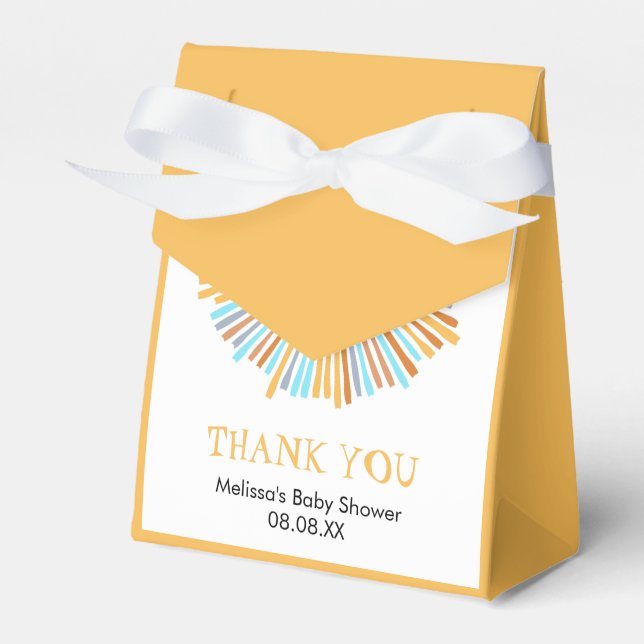 Retro Boho Sol kommer hit Sol Presentaskar (Framsidan Sidan)