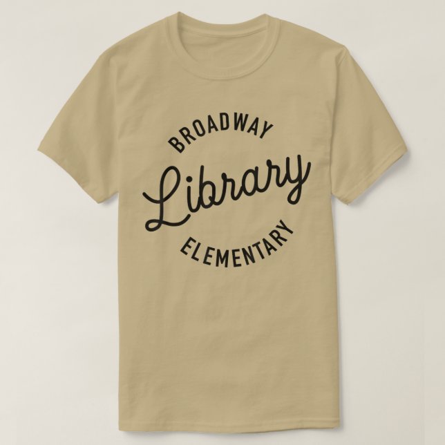 Retro Boho Style Broadway Librarian Funny Reading  T Shirt (Design framsida)