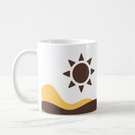 Retro Boho Sun Kaffemugg