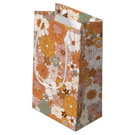 Retro Boho Terracotta Blommigt Flowers Bohemian