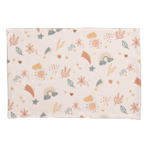 Retro Boho Watercolor Rainbow Neutralt