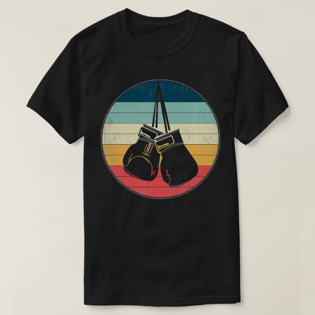 Retro Boing-handskar Fighting Sports Boer Coach Ap T Shirt (Design framsida)
