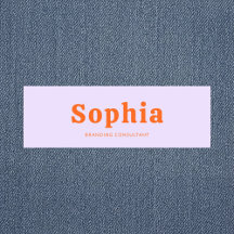 Retro Bold Serif Enkel Grön Lavendel Orange