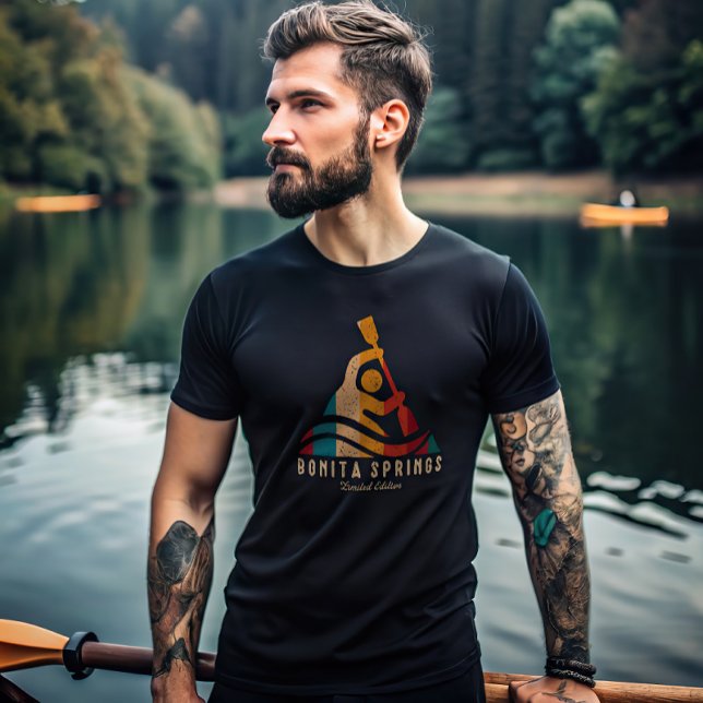 Retro Bonita Vår Kayaking T Shirt (Skapare uppladdad)