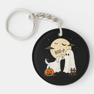 Retro Boo Boo-p Hund Spöke Rolig Halloween