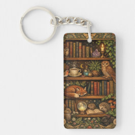 Retro book lover woodland animals