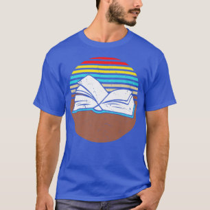 Retro Bookish Vintage Avid Bok Likers Graphic Tee