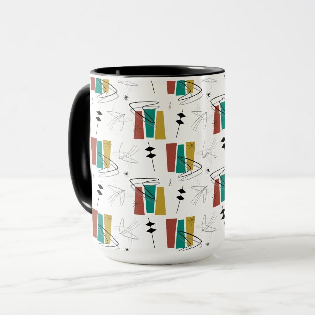 Retro Boom Wedge Mugg (Framsida vänster)