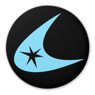 Retro Boomerang Knopp