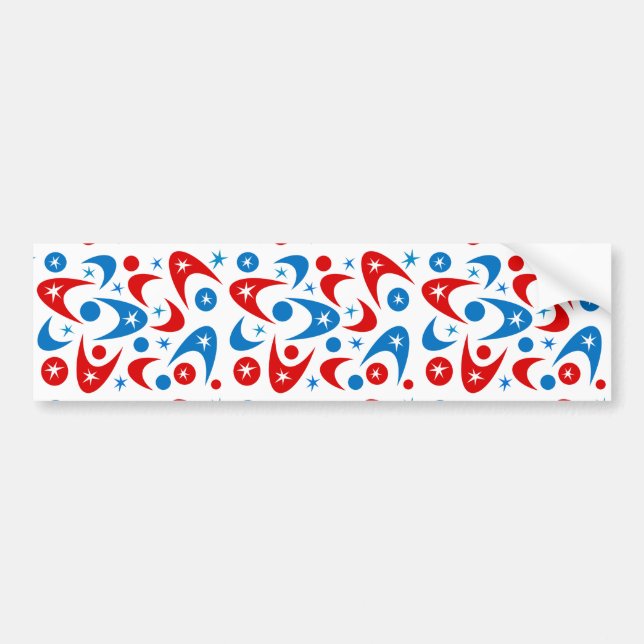 Retro Boomerangs Bildekal (Framsidan)
