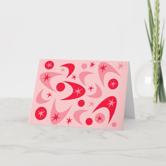 Retro Boomerangs Helgkort (Framsida)