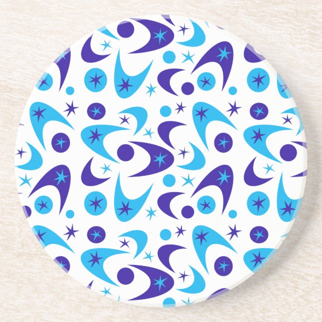 Retro Boomerangs i mitten av århundradet Underlägg Sandsten (Framsidan)