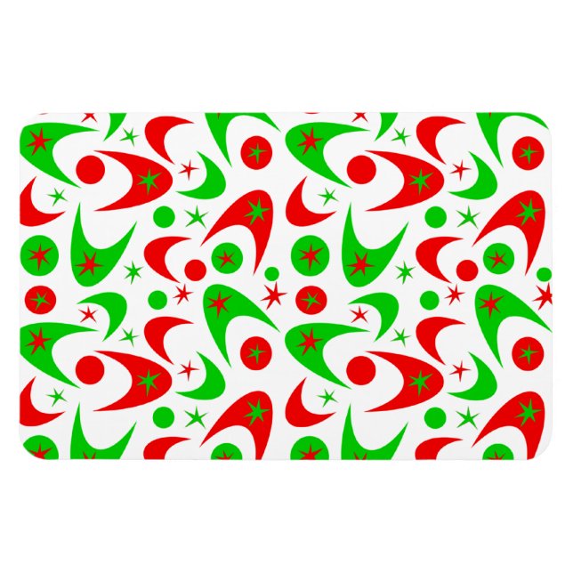 Retro Boomerangs Magnet (Horisontell)