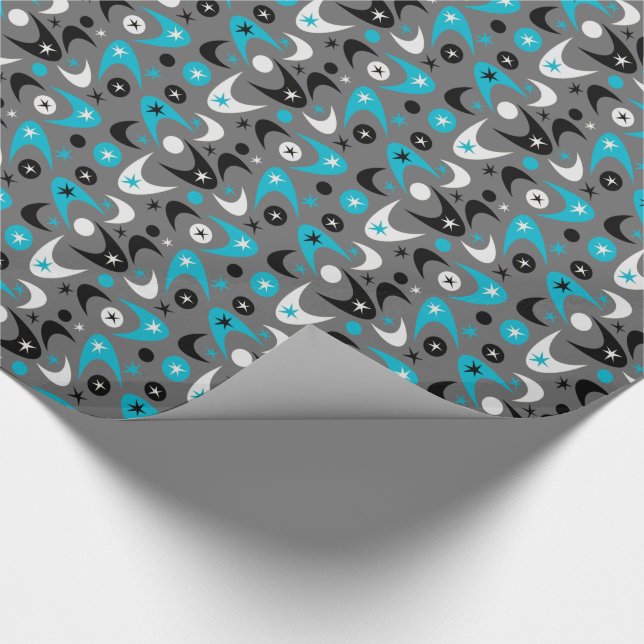 Retro Boomerangs Presentpapper (Hörn)