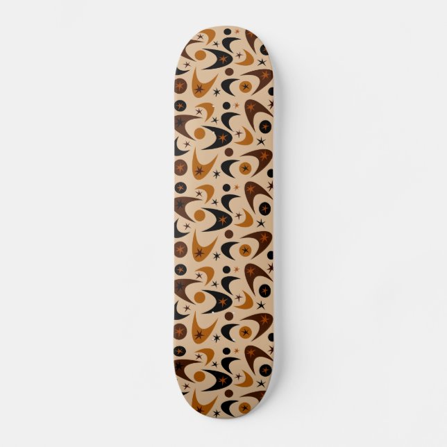 Retro Boomerangs Skateboard Bräda 20 Cm (Framsida)