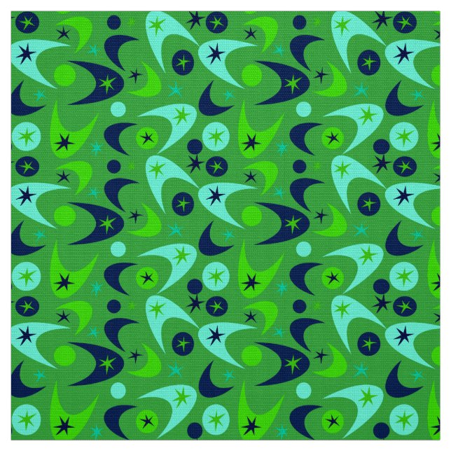 Retro Boomerangs Tyg (Provkarta)