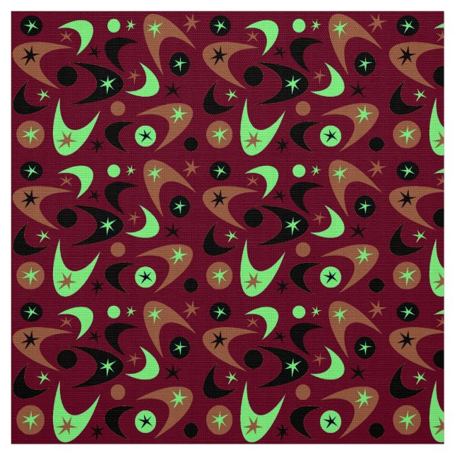 Retro Boomerangs Tyg (Provkarta)