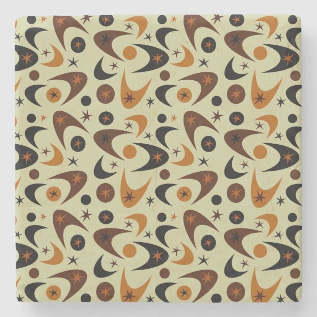 Retro Boomerangs Underlägg Sten (Framsidan)