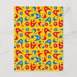 Retro Boomerangs Vykort