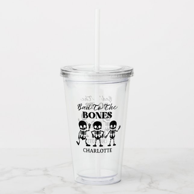 Retro Boos & Booze Spooktacular Halloween Take Away Mugg (Framsida)