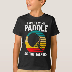 Retro Bord Tennis Sarcastic Ping Pong Player T Shirt