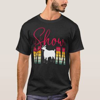 Retro boskapsskötsel Rancher Show Mamma Gris Markn T Shirt