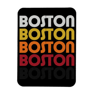 Retro Boston högvärdig Flexi för vintage magnet