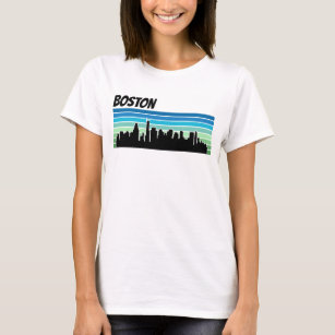 Retro Boston horisont T-shirt