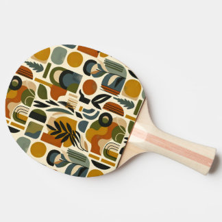 Retro Botanica Geometrica Pingisracket