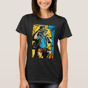Retro Boulderingvägg Klättringsentusiaster Inomhus T Shirt